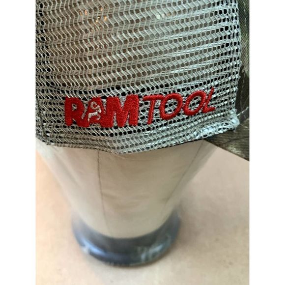 Dodge Ram Werner R & M Tools Hat Cap Structured Mesh Snapback CamouflageNWOT - Picture 5 of 7